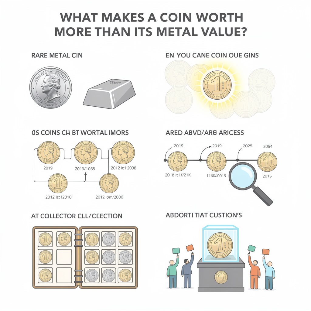 What Makes a Coin Worth More Than Its Metal Value? What Makes a Coin Worth More Than Its Metal Value? 관련 이미지